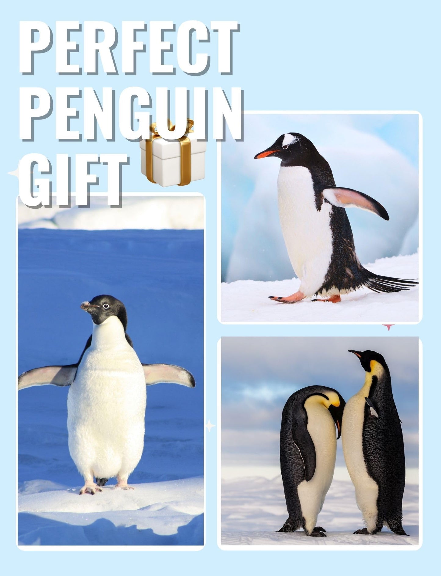 Onebttl Penguin Gifts for Men Women on Christmas, Birthday, 20oz Cute Insulated Stainless Steel Tumbler for Adults with Lid and Straw - Coffee