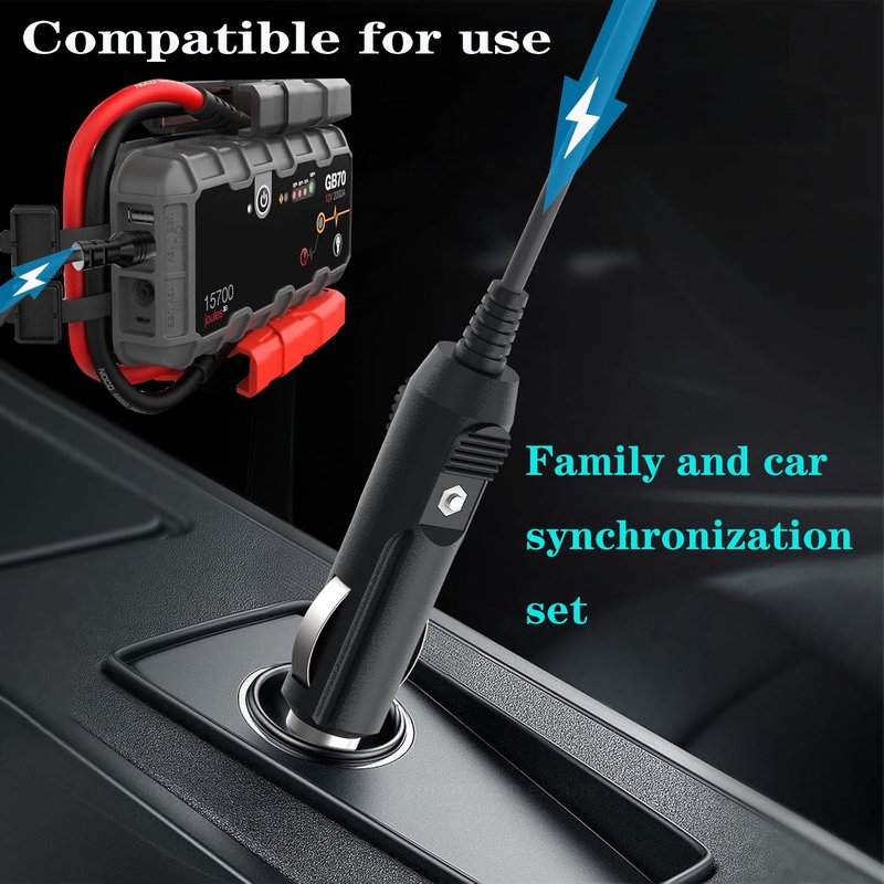 SZCHXSDZ Charger Cable for NOCO Jump Starters - Compatible with GB70, GB150, GB250+, GB251+, GB500 & GB500+ Genius Boost Ultra Safe Lithium Battery | 14V 56W Power Adapter Cord