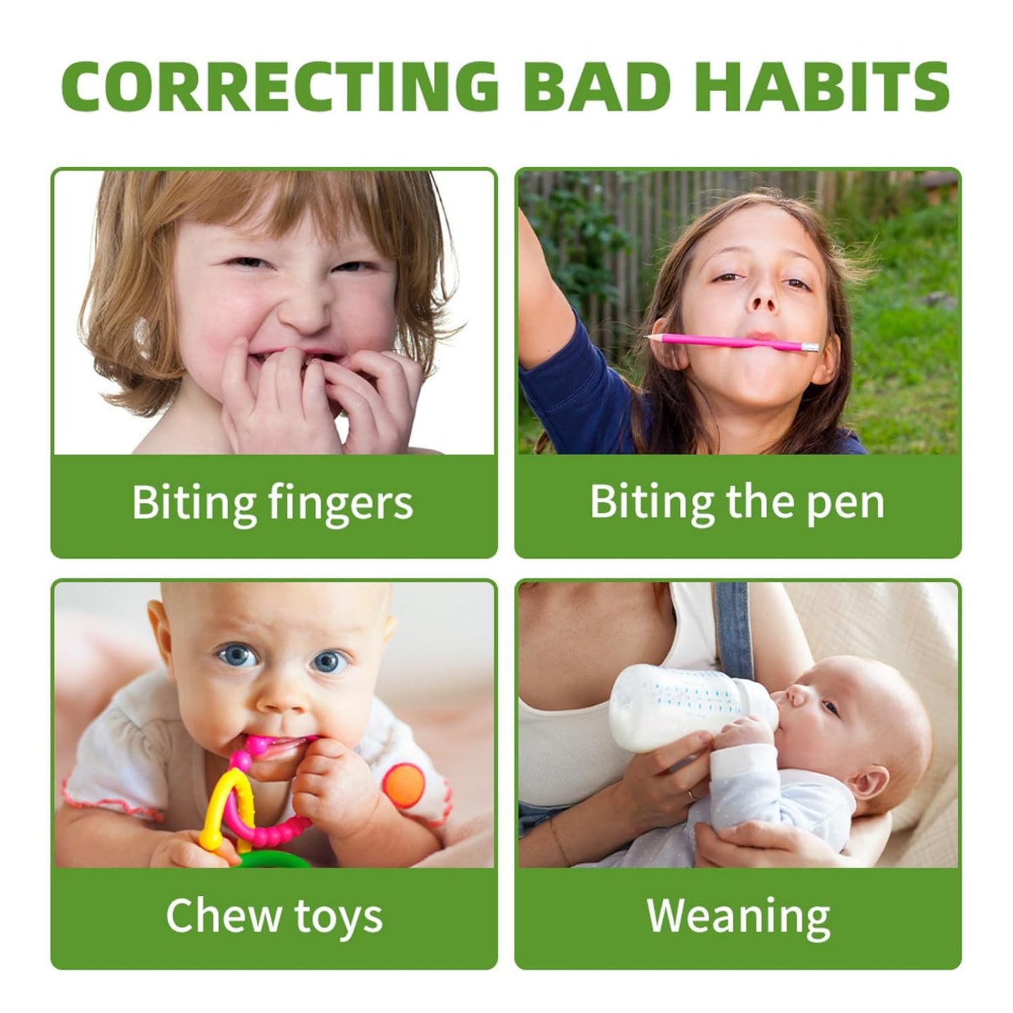 Anti-Nail Biting Pen - Bitter Taste Nail Polish & Nail Hardener | Habit Aid for Kids & Adults