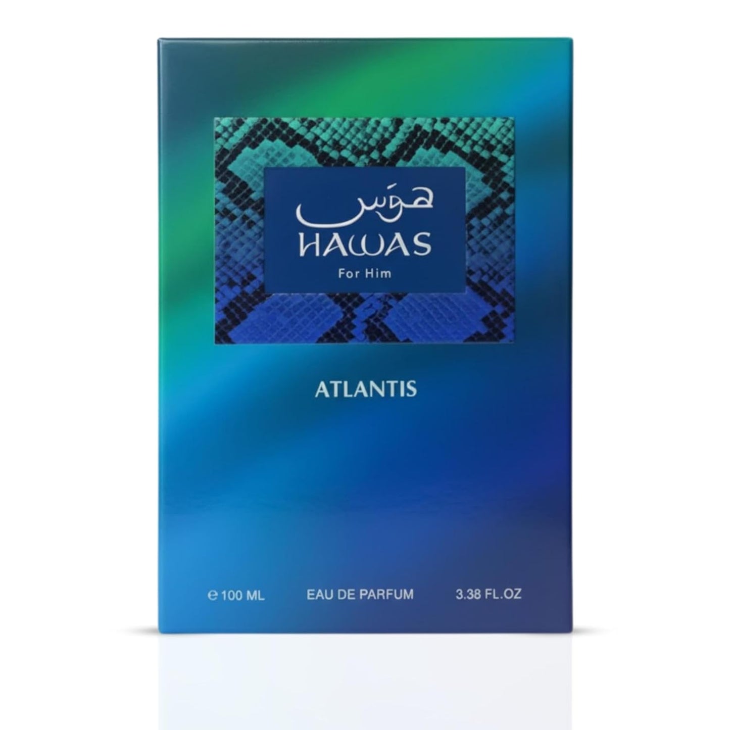 RASASI Hawas Atlantis Eau de Parfum for Men - Fresh & Modern 100ml (3.4 oz) Fragrance Spray