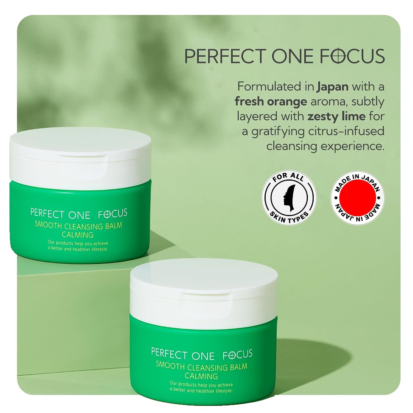Smooth Cleansing Balm Makeup Remover - Hydrating Face Cleanser with Vitamin C, AHA & Ceramides | 2.64 oz, Lime & Orange