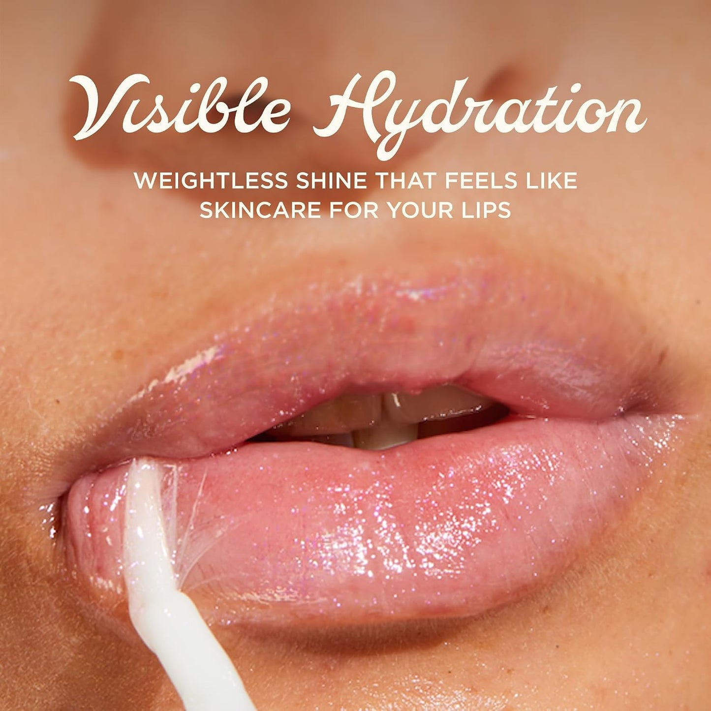Lanolips Lanolin Lip Water - Hydrating Clear Gloss Serum with Hyaluronic Acid | 10ml Moisturizer for Dry Skin