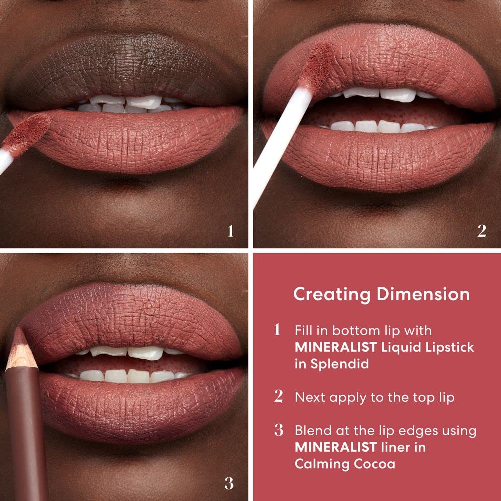 bareMinerals Mineralist Liquid Lipstick - Velvet Matte Finish, All-Day Wear | Weightless, Talc-Free Formula