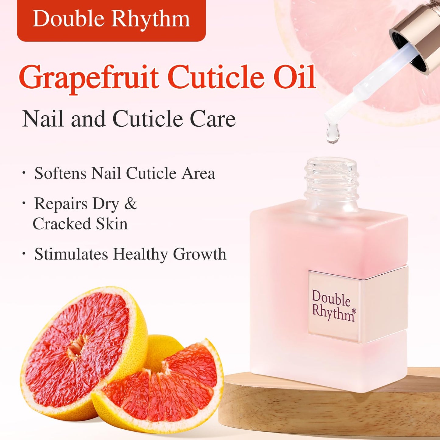 Revitalize Nails with Double Rhythm Natural Cuticle Oil - Softens & Nourishes Cuticles