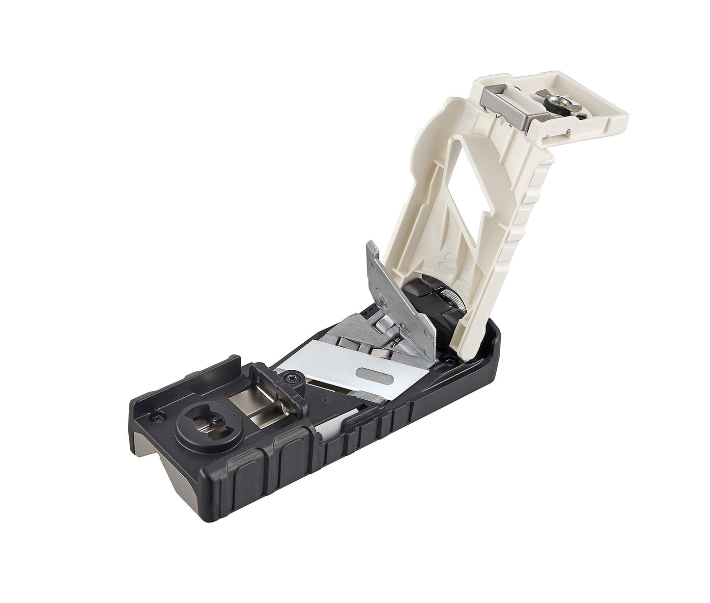 TAJIMA Drywall Chamfer - 130mm Adjustable Width 45 Degree Chamfer Tool with Ceramic Blade & Die-Cast Aluminum Base - TMK-KV45