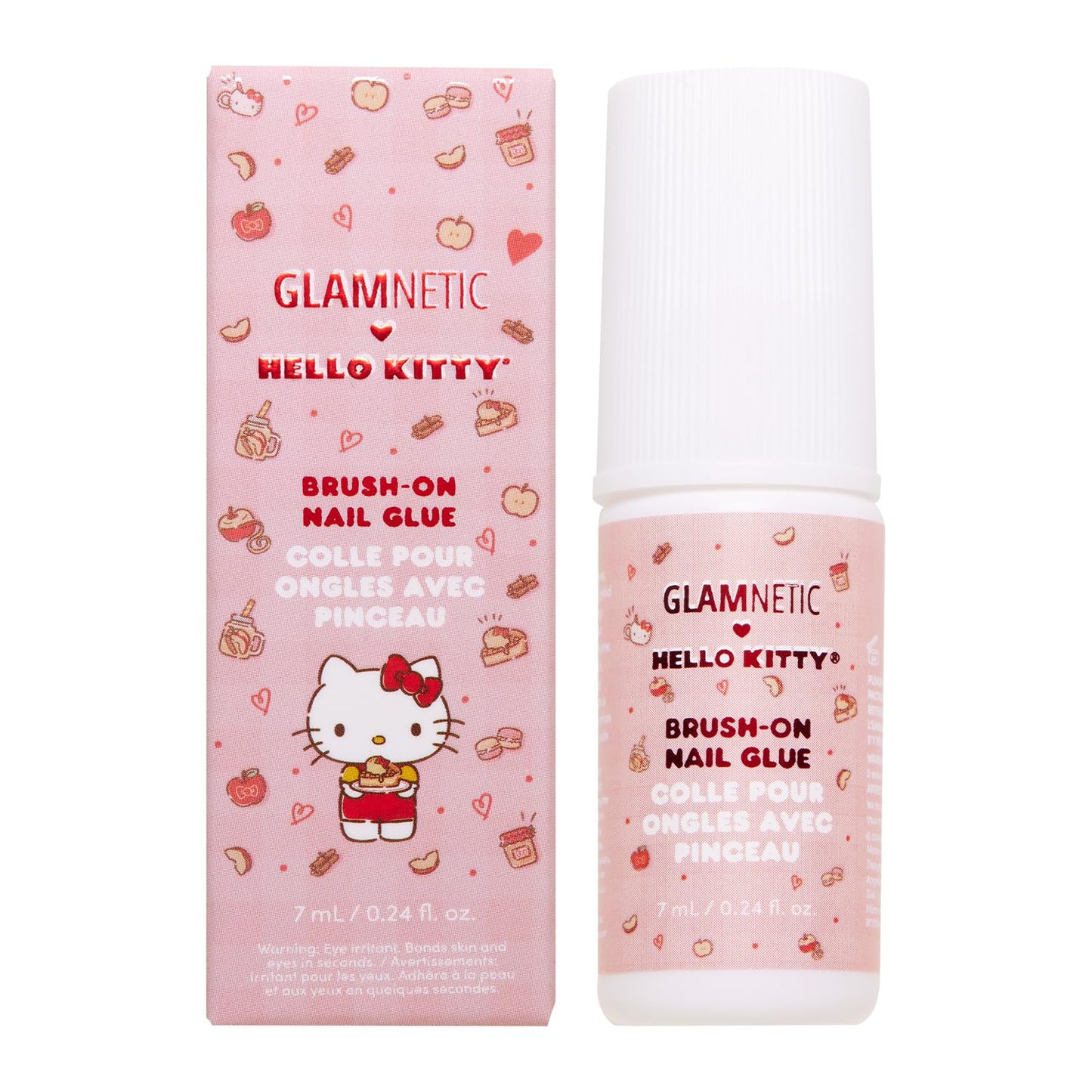 Glamnetic Super Strong Brush-On Nail Glue - Mess-Free Applicator, Vegan | Durable & Long-Lasting | 0.24 fl. oz.