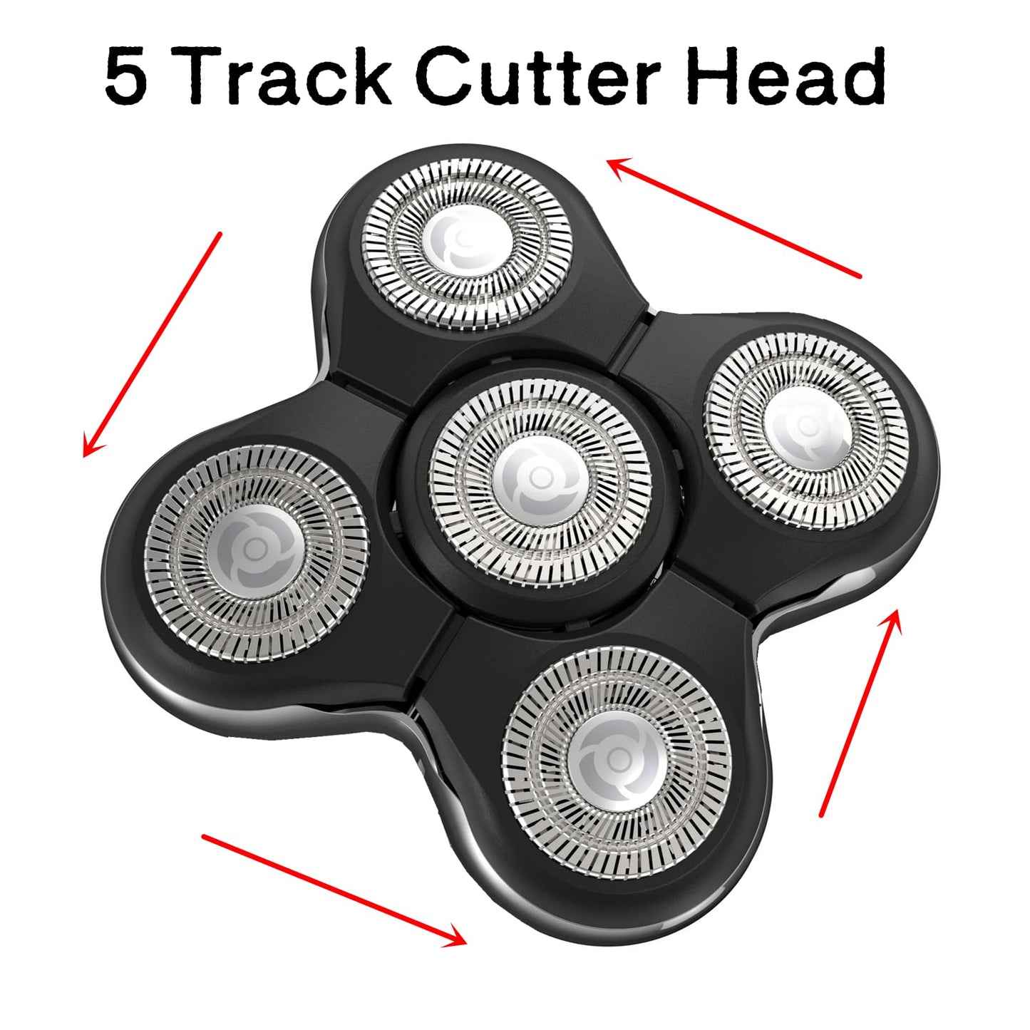 Shaver Replacement Heads for Remington Balder Pro Head Shaver XR7000,Balder Pro Replacement Head for Remington Shaver Replacement Heads,with 5 Dual-Track Cutter Heads.(1 Pack)