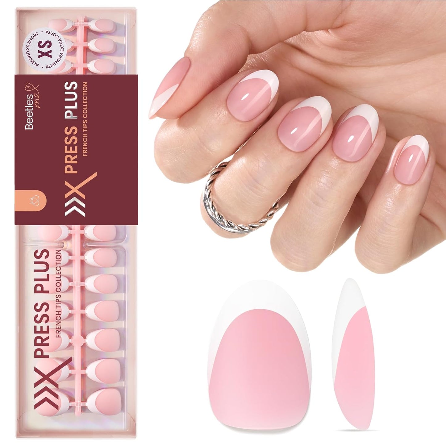 Beetles Press-On Nail Glue - Quick-Drying 10ml Brush-On Adhesive for Acrylic & Fake Nails | Long-Lasting Summer Manicure