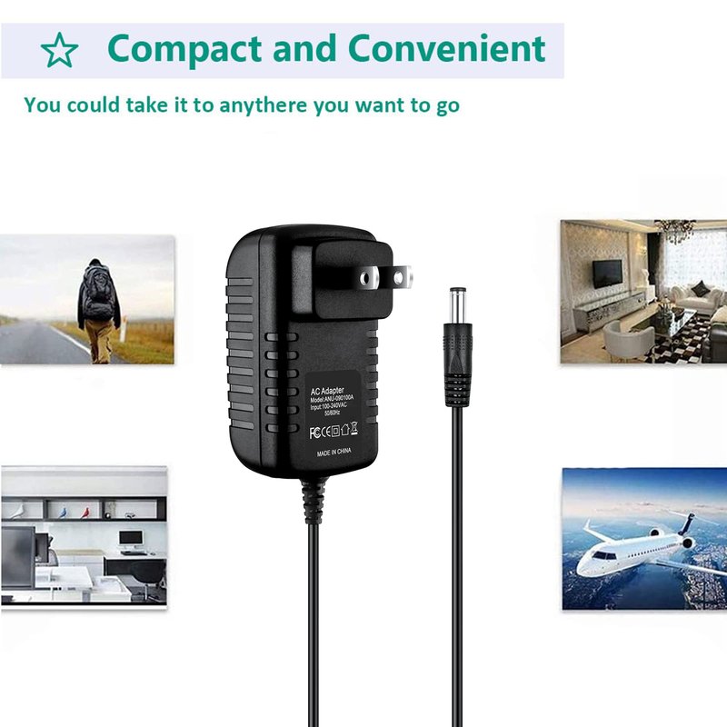 J-ZMQER AC/DC Adapter Compatible with Remington MB-320C MB320C Groom Barba Beard Trimmer Shaver Power Supply Cord Cable Battery Charger