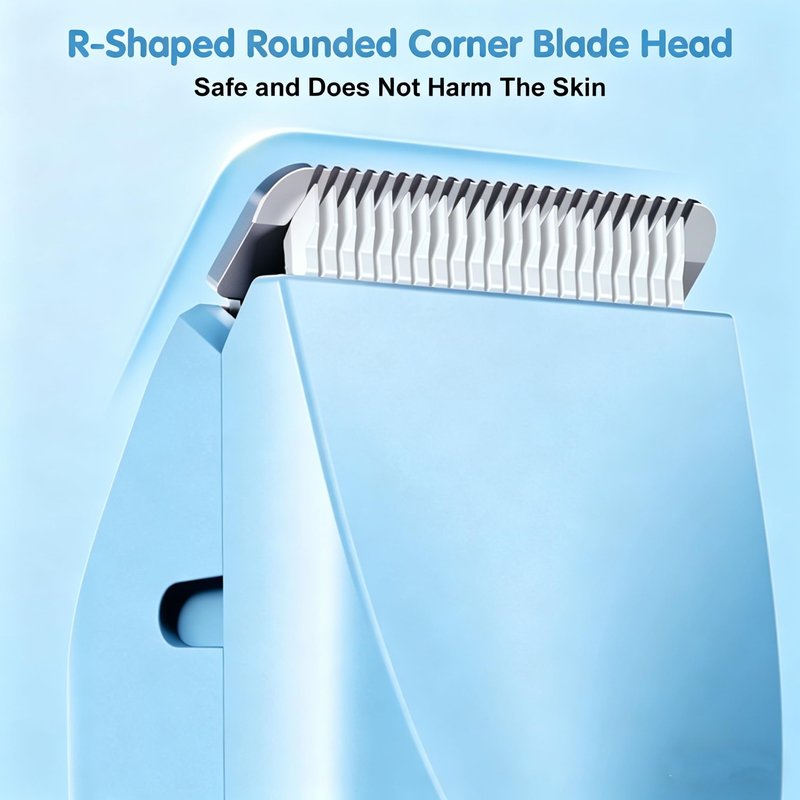 Bikini Trimmer for Women,2 in 1 Dual Head Bikini Shaver & Body Shaver,Cordless & Waterproof Electric Bikini Trimmer for Women, Painless Hair Removal with Silky Glow Finish,Blue12