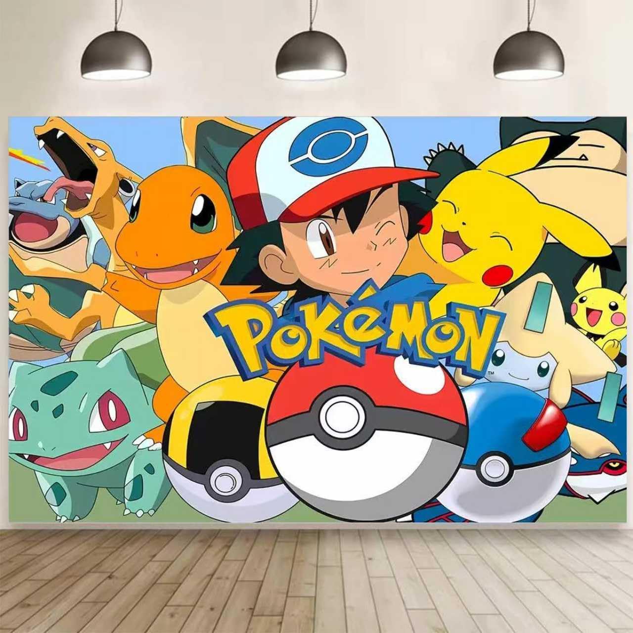 Anime Birthday Party Decorations - Happy Birthday Banner Backdrop | Festive Party Supplies for All Ages