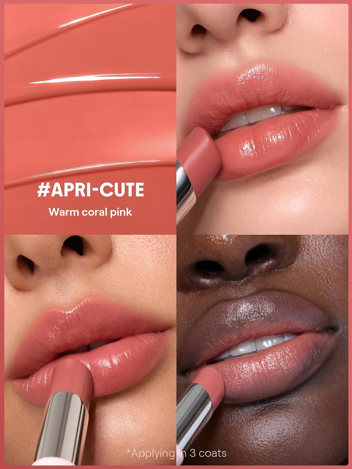 Silk Slip Lip Oil Balm - Hydrating Apricot Tint for Soft Lips | 0.15 oz