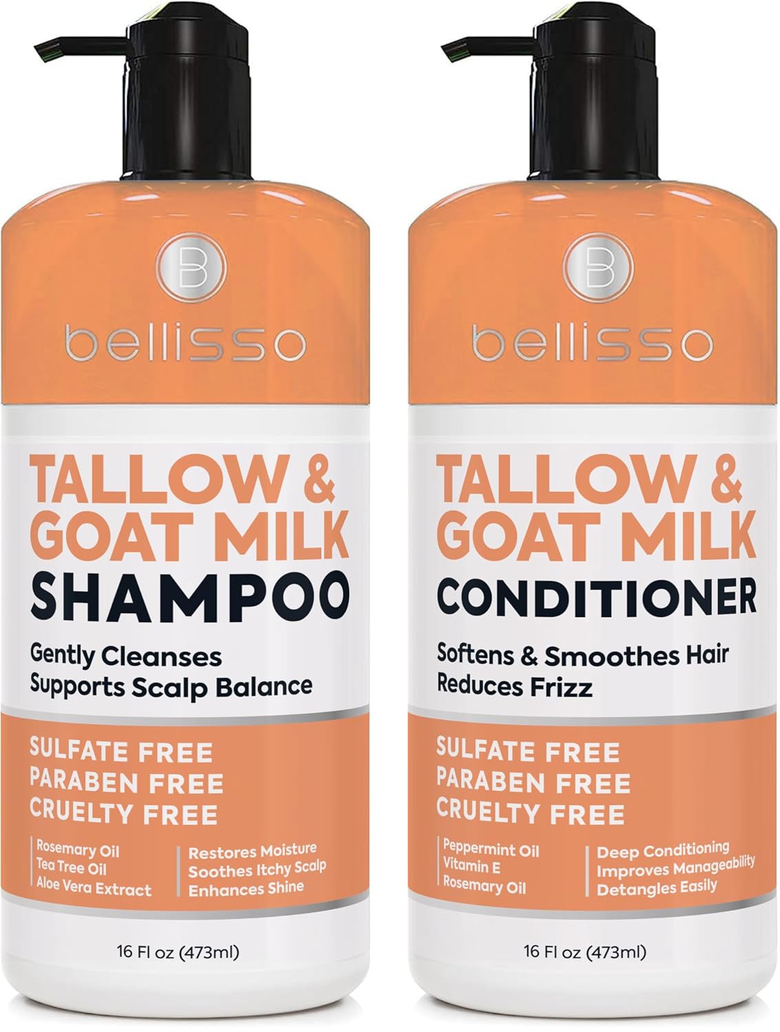 Onion Shampoo and Conditioner Set - Rosemary & Biotin Thickening Formula for Thinning Hair | Hydrating & Sulfate-Free