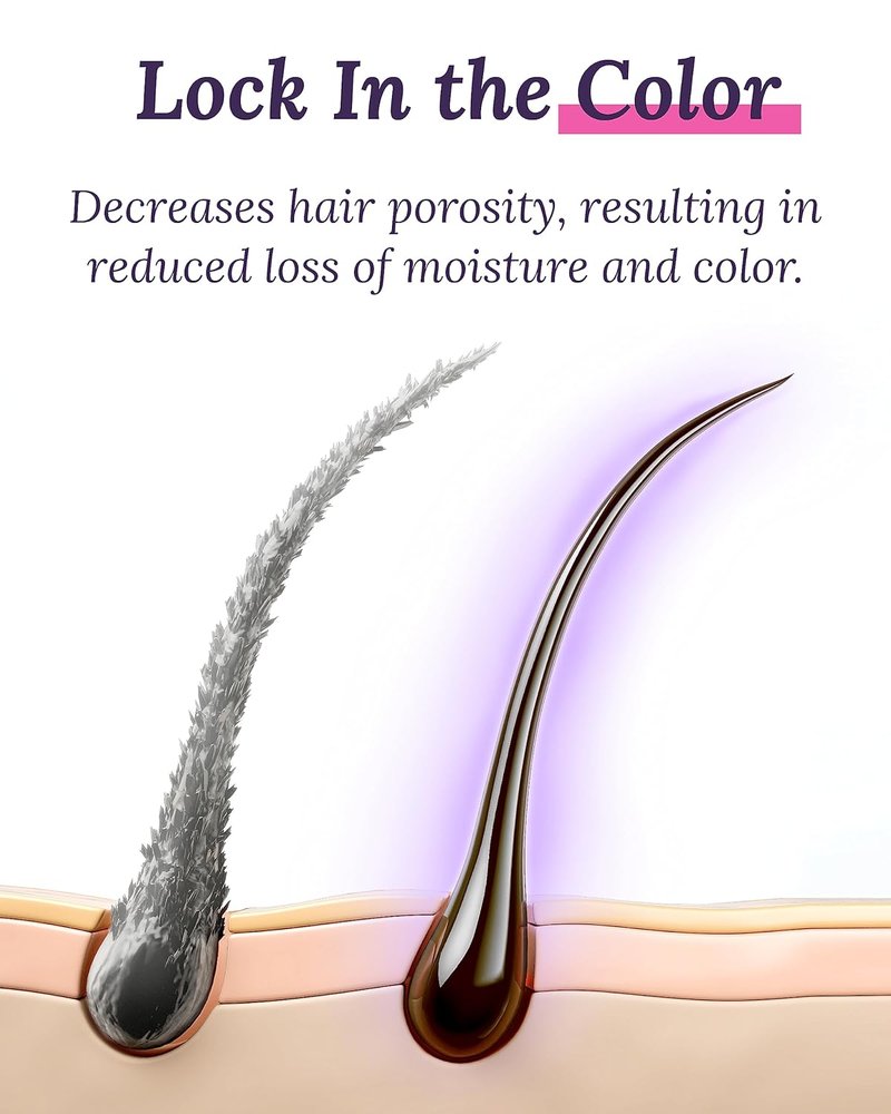 Keranique Color Boost Shampoo & Conditioner Set - Sulfate-Free, UV Protection for Color-Treated Hair | 12 oz Each