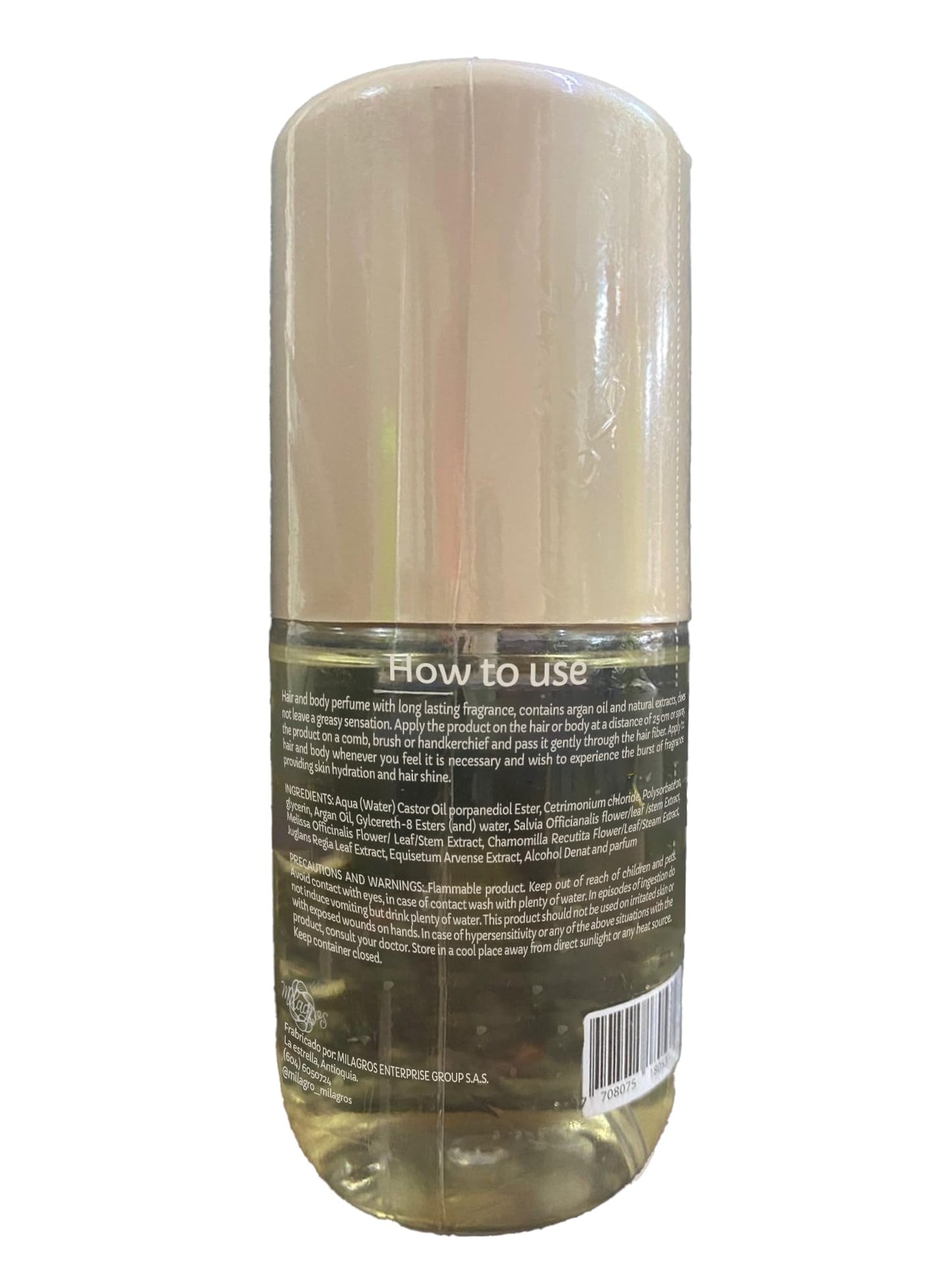 Milagro Ritual Herbal Shampoo & Conditioner Set (5 Pack) - Tonico, Desenredante, Perfume Bali