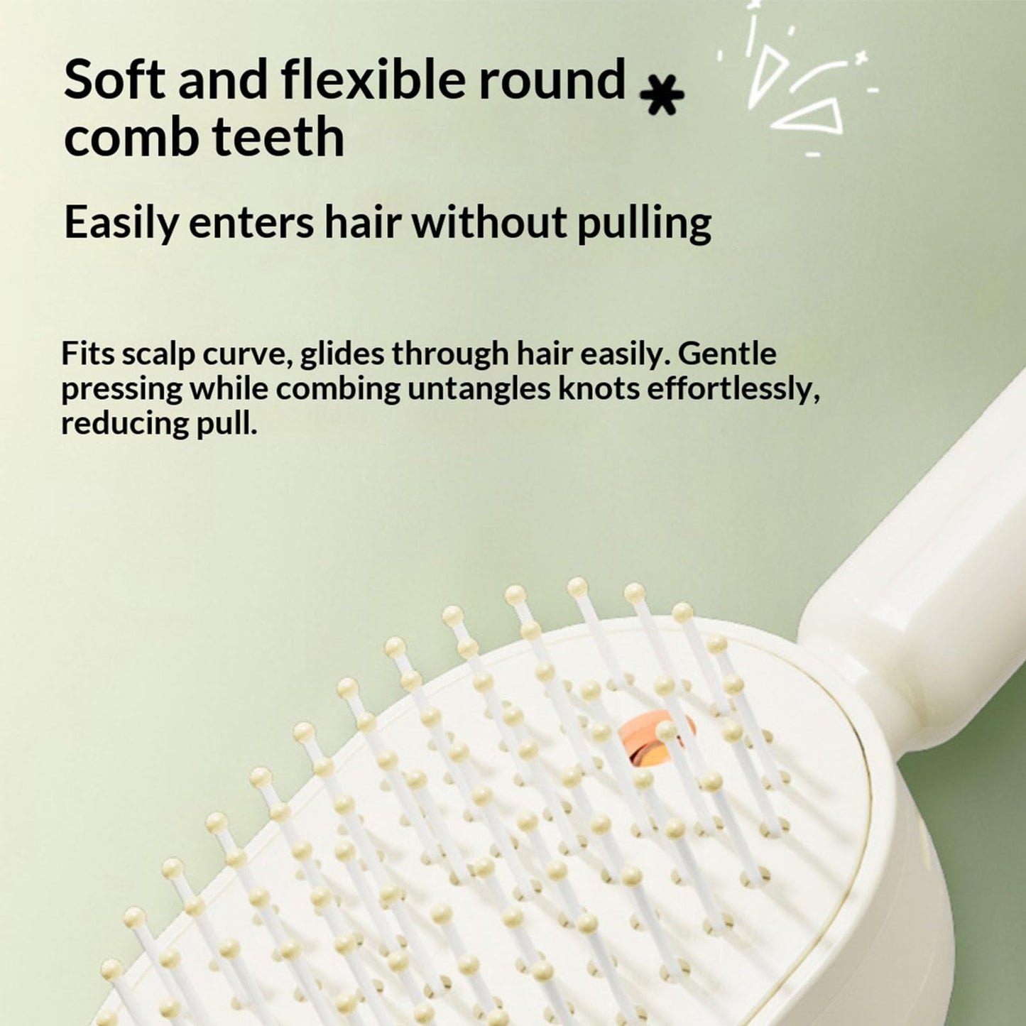 5 in 1 Air Cushion Hair Brush, Electric Spray Massage Comb, Preventing Drying and Tangling, Anti-Static Detangling Steaming Brush, for Curly, Straight, Thick, Thin, Long or Short Hair (Pink+Beige)