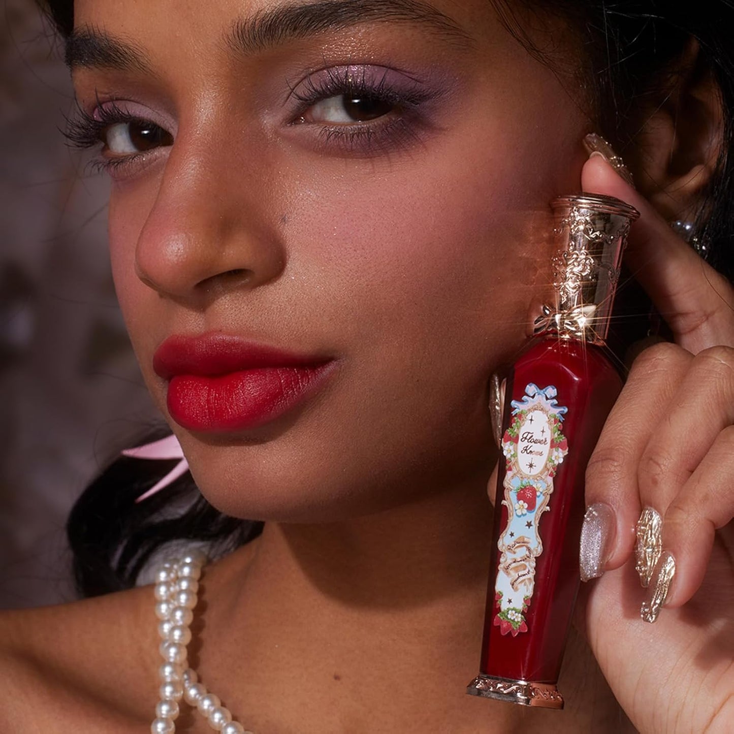 Strawberry Rococo Cloud Lip Cream - Long Lasting Burgundy Matte Lipstick | Hydrating Velvet Liquid Lipstick for Women, 0.12 Fl Oz