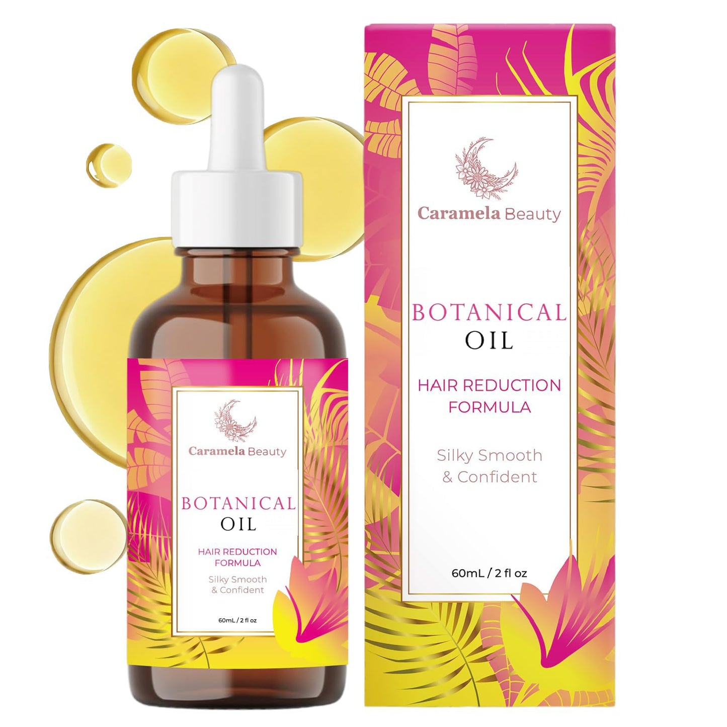 Botanical Body Oil - Jojoba, Rosehip & Sweet Almond Oils | 60ml After-Shave & Post-Wax Moisturizer for Silky Smooth Skin