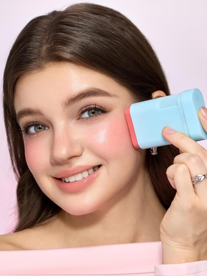 Glass Glow Blush Stick | Waterproof Cream Blush for Cheeks & Lips | Hydrating & Blendable Nude Color