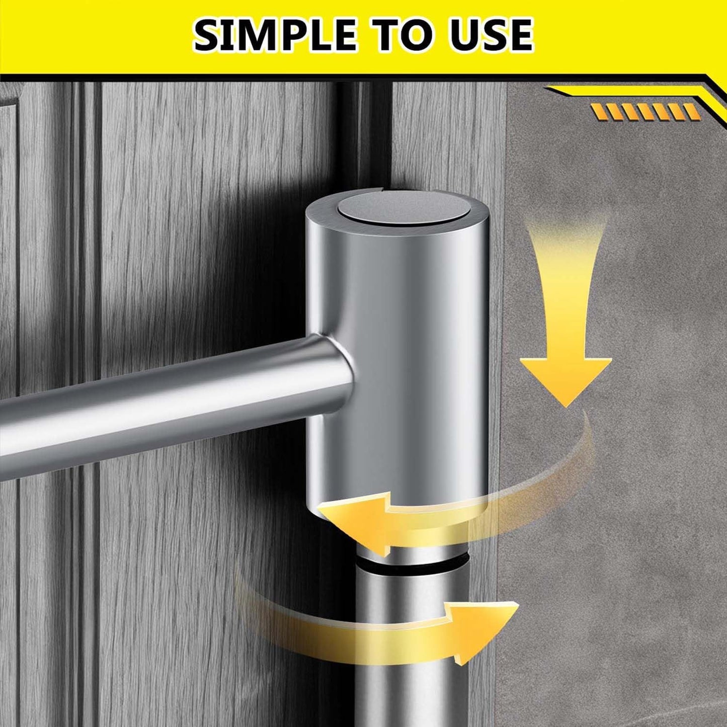 Door Hinge Adjustment Tool - Hinge Gap Adjusting Wrench for Flag Hinges | 2-Sizes Pack for Residential & Commercial Use
