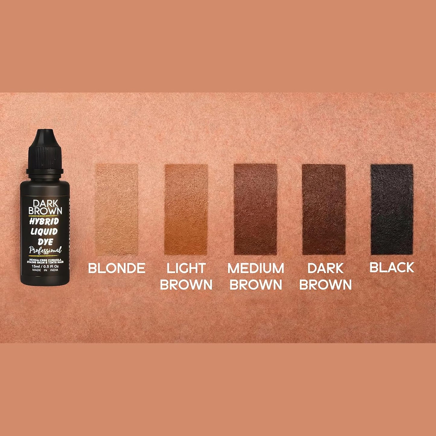 Professional Eyebrow Kit - Hybrid Liquid Brow Gel in Black & Brown | Includes Precision Brow Brush