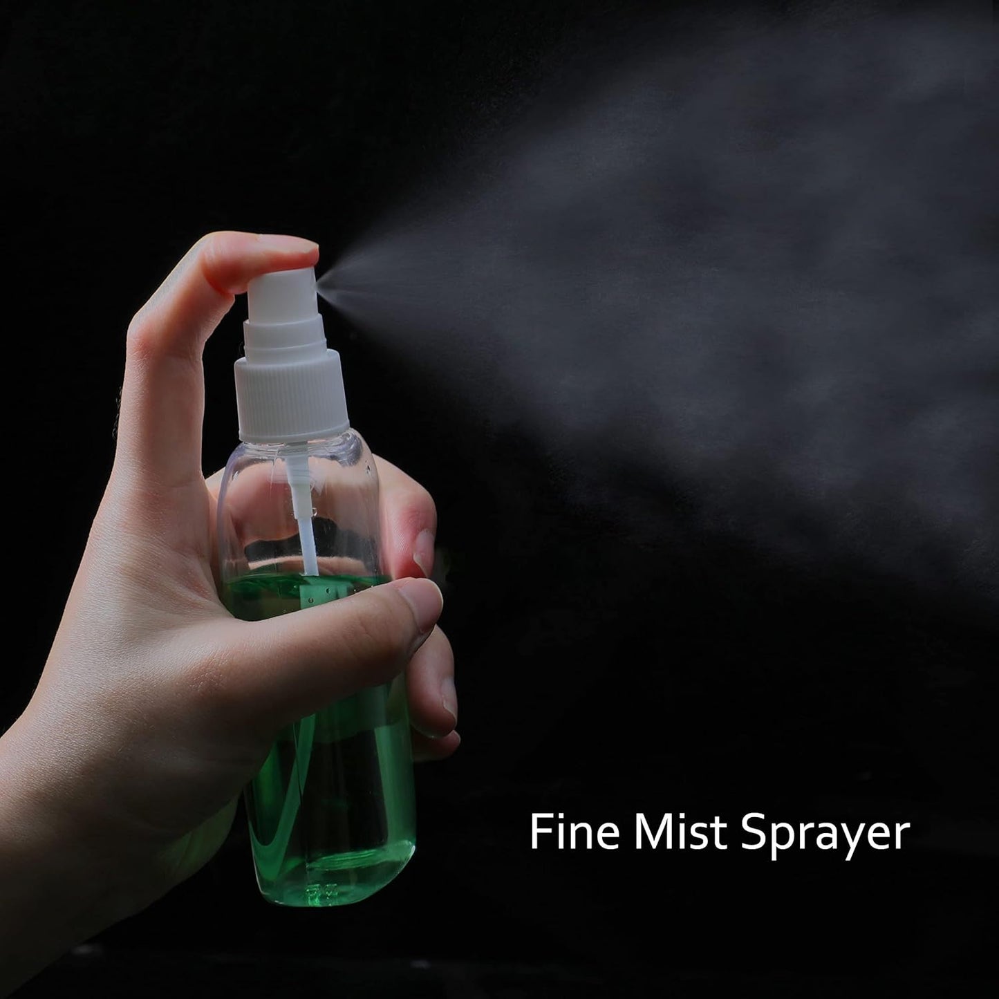 Travel Dispenser Set - 10pcs Clear Plastic Bottles with Pump & Mist Sprayer | Ideal for Soap, Shampoo, Conditioner, Body Wash