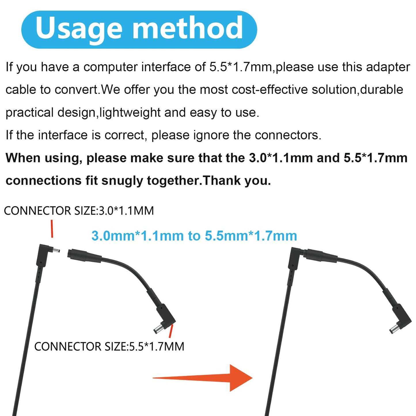 45W Laptop Charger for Acer Aspire 1 3 5 N20C5 N23C3 N20C4 N19H2 A315-24P-R7VH A515-45-R74Z A515-46 A315-23 A315-24P A515-56 ADP-45FE F PA-1450-26 Small Pin 3.0x1.1mm AC Adapter Laptop Power