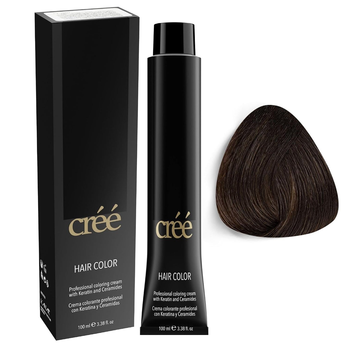 Black Permanent Hair Color - Long-Lasting, Rich Vibrant Formula for 100% Gray Coverage | 3.4 fl. oz.