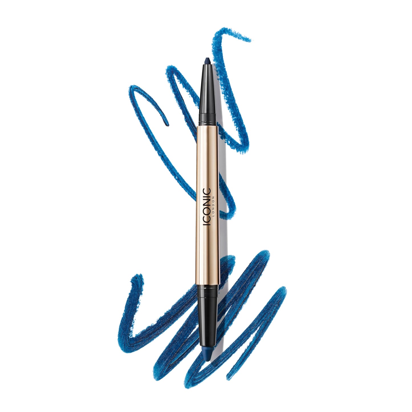 ICONIC LONDON Smokey Eye Dual Ended Eyeliner | Electric Blue, Water Resistant