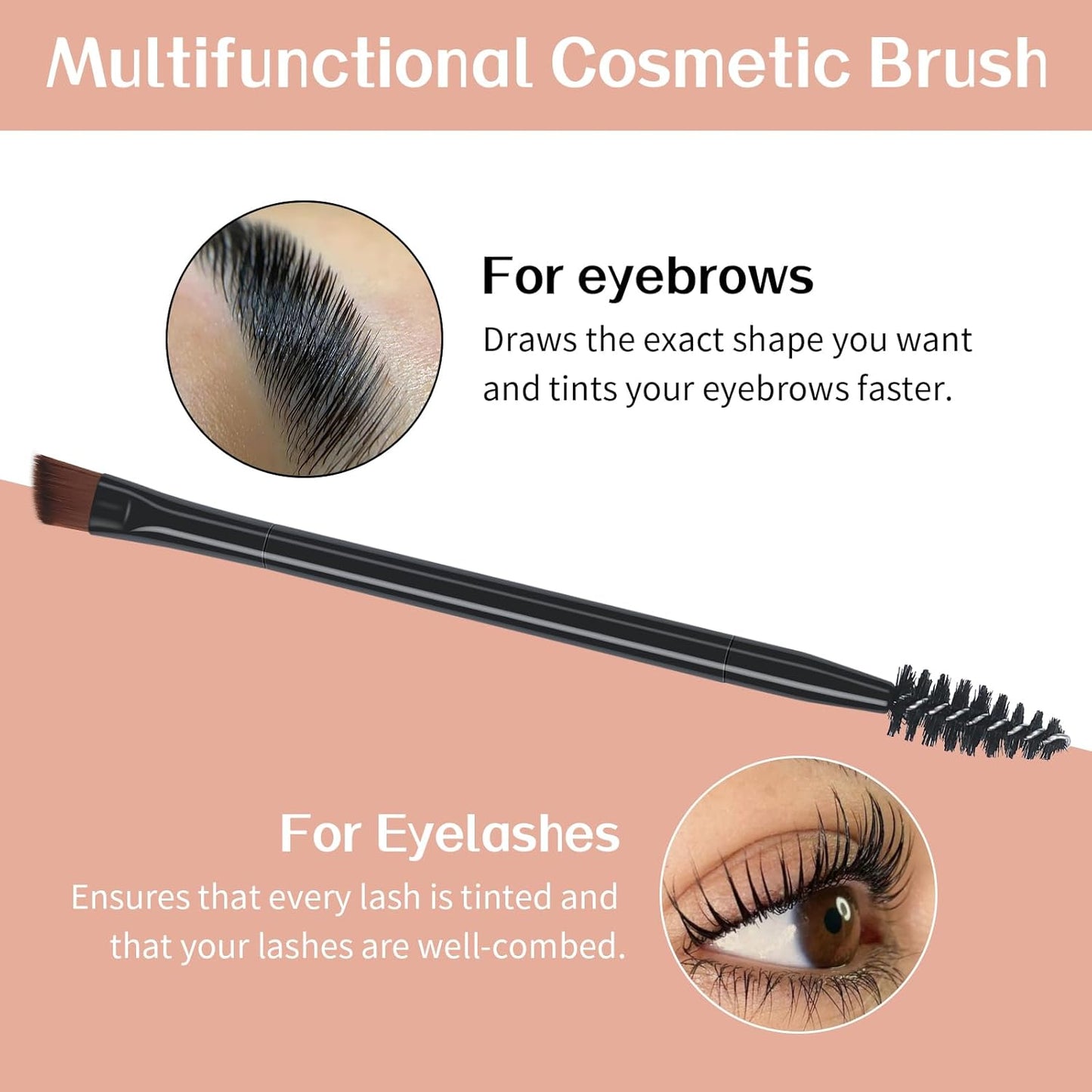 Libeauty Eyelash Color Kit - Instant Black Hair Dye with Reusable Eye Patches | DIY At Home or Salon