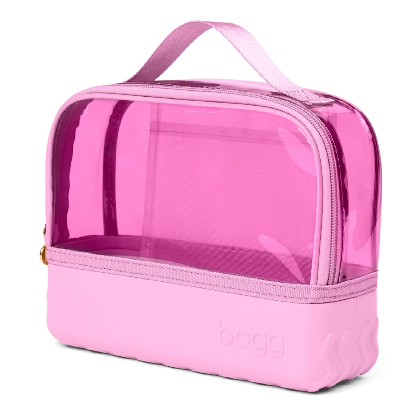 BOGG BAG Boggs n Ends Travel Organizer Pouch – 9” x 3” x 7” – Durable, Washable, Tip-proof – Compact Cosmetics Case (Pink Taffy)