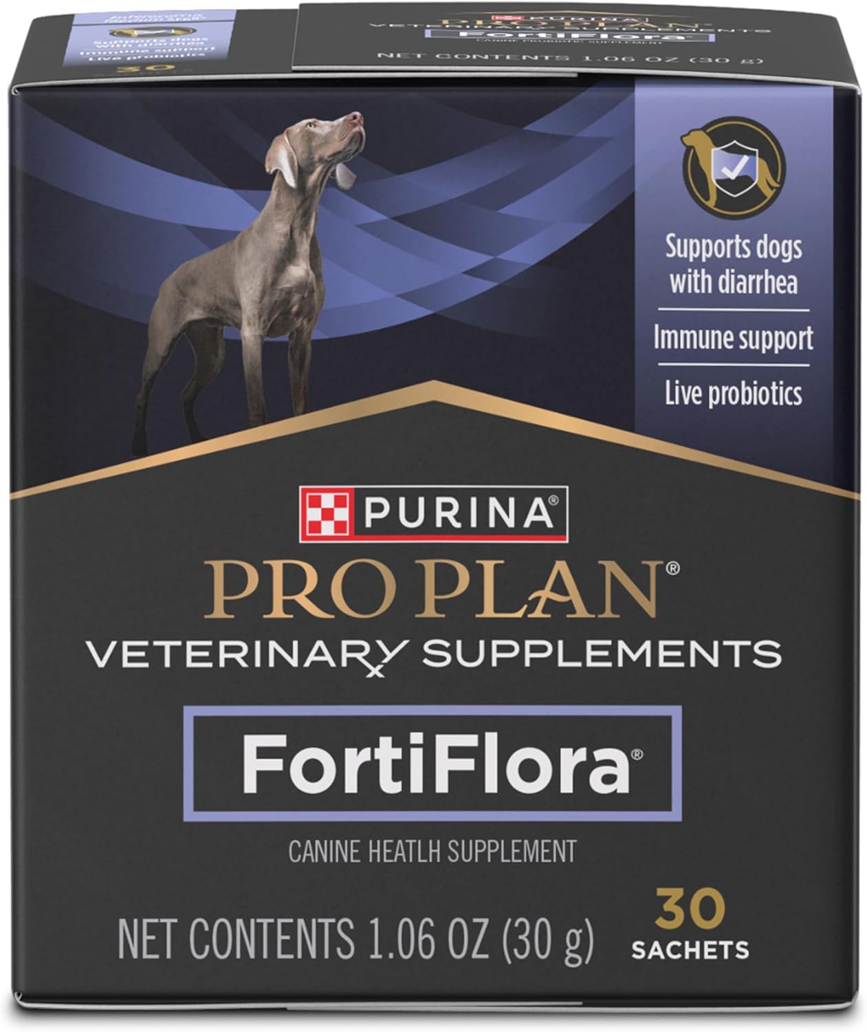 Purina Pro Plan Dog Probiotic Supplement - FortiFlora Canine Nutritional Support | 30 Count Boxes
