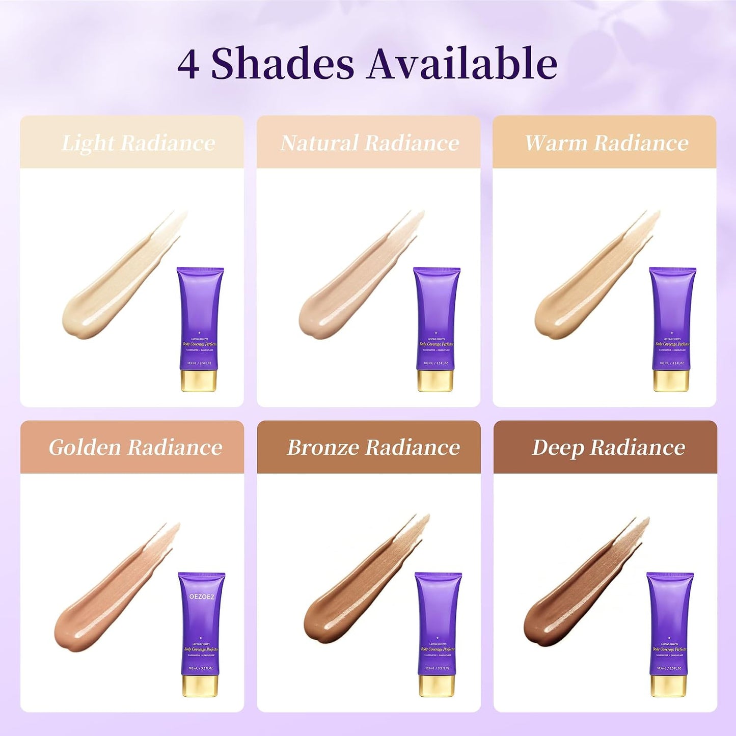 Tattoo Cover Up Makeup - Waterproof Body Concealer for Scars & Bruises | Long-Lasting 3.5oz in Bronze Radiance