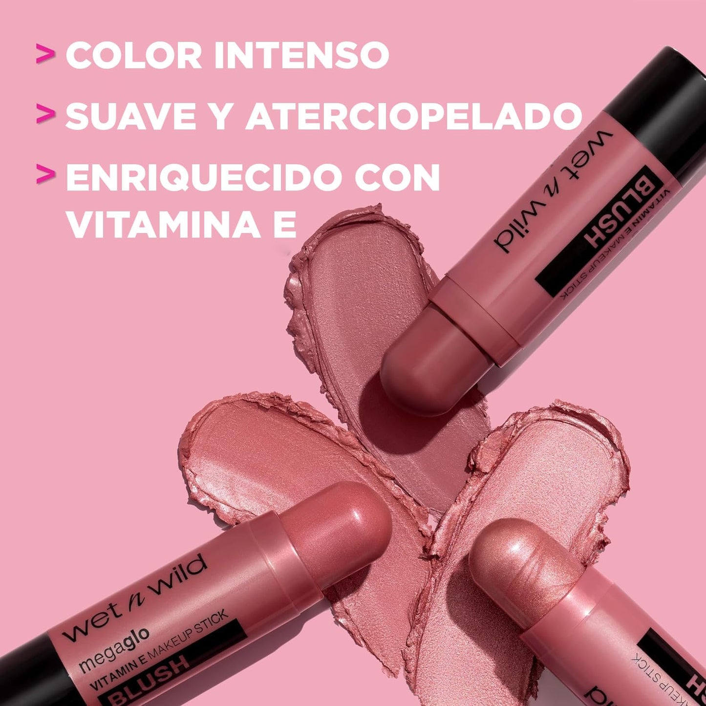 wet n wild MegaGlo Makeup Stick, Buildable Color, Versatile Use, Cruelty-Free & Vegan - Current Jam