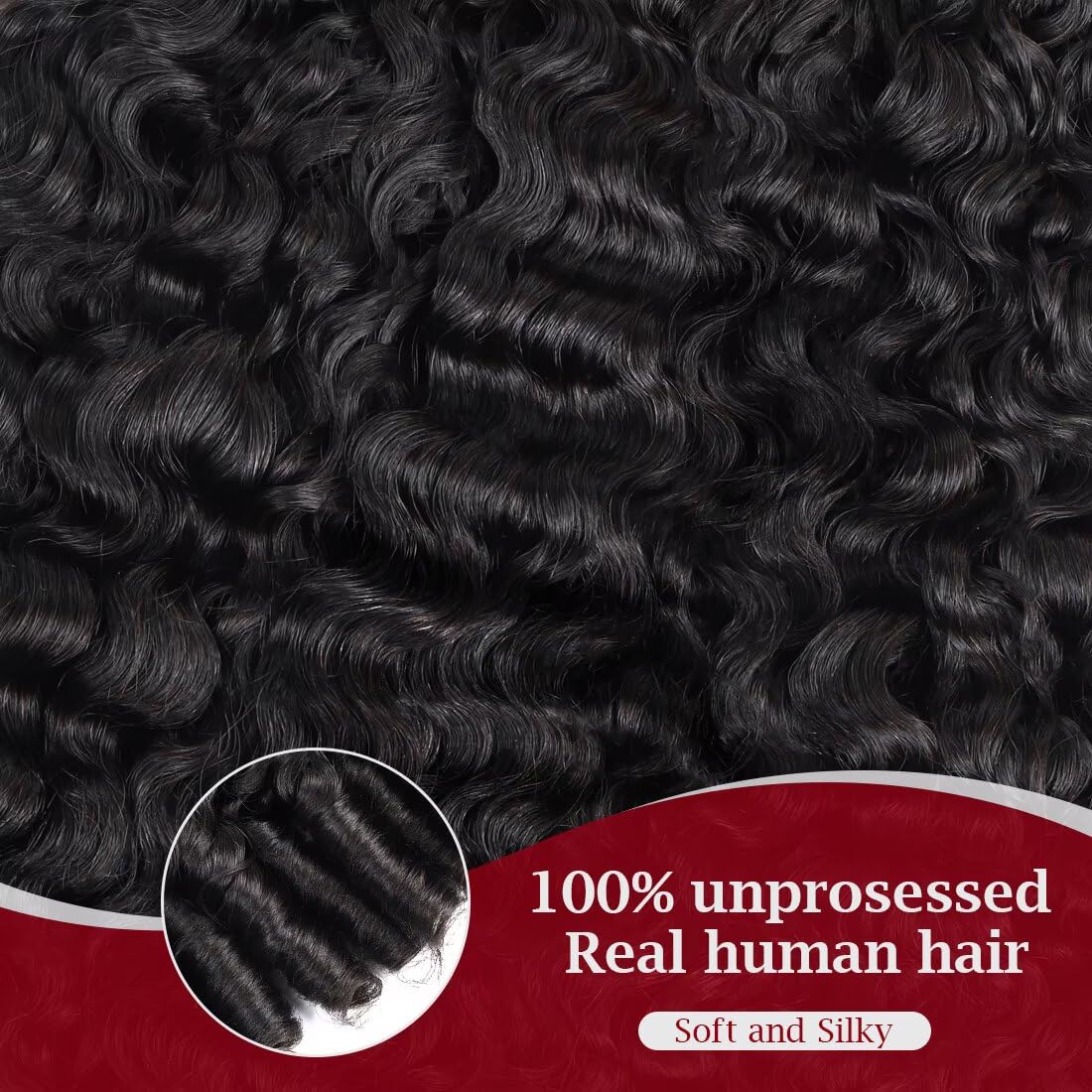 Miracle Invisible Knots Feather Human Crochet Hair 18 Inch 55g Pre-Looped 100% Human Hair for Burmese Curly (Barrel End) Tight & Defined Spiral Seamless Knotless Soft Crochet Hair for Black Women (1B)