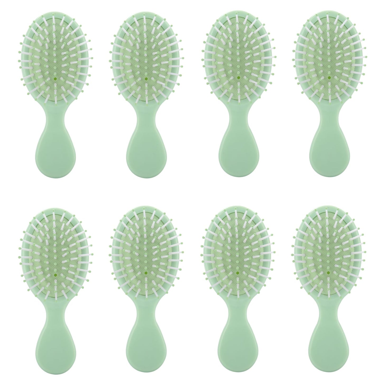 Bridesmaid Proposal Gifts Mini Dry and Wet Travel Detangling Brush Set for Wedding Party Favors Sage Green 2PCS