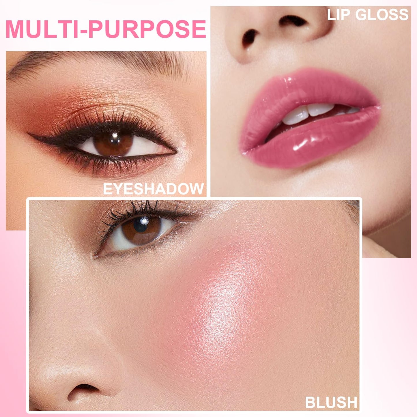 Hydrating Lip Oil Set - 6 PCS Big Brush Head Gloss | Nourishing, Non-Sticky, Long-Lasting Shine