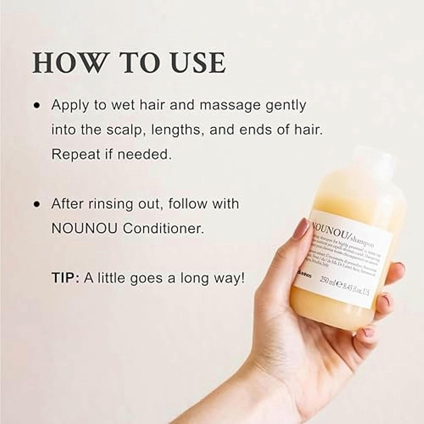 Davines LOVE Smoothing Shampoo, Taming Anti-Frizz Gentle Cleansing Action for Wavy, Unruly, Coarse Hair - Gives Shine, Elasticity, Softness & Sleek Look with Olive Extract, Travel Size, 2.54 Fl Oz