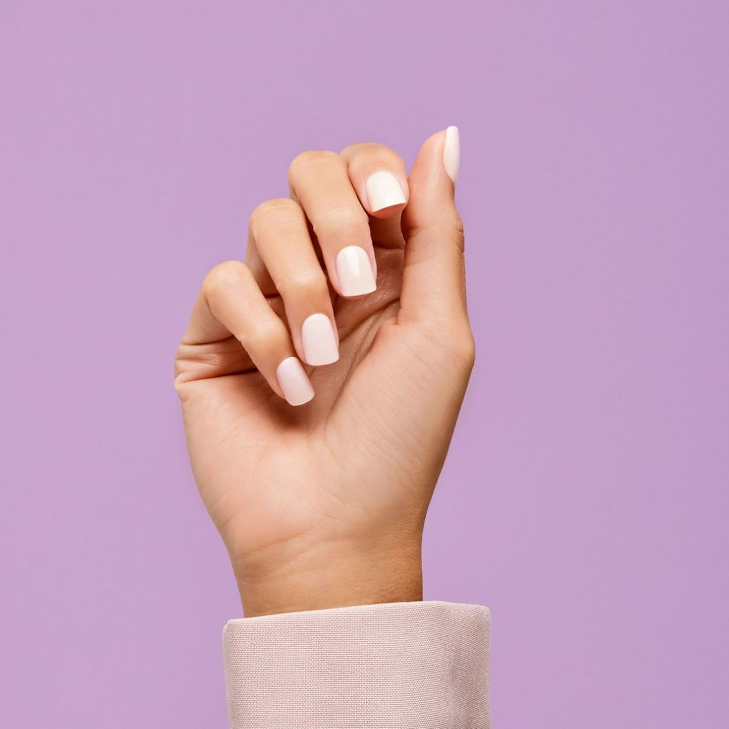 Kiss Impress No Glue Mani Press-On Nails - Point Pink Squoval Shape | 30 Nails, Prep Pad & Accessories