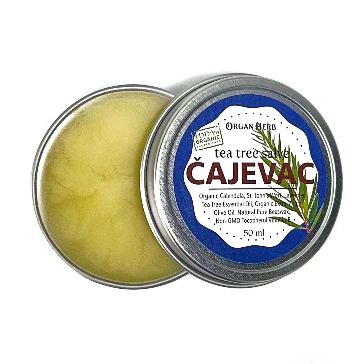 OrganHerb Organic Tea Tree Salve (?ajevac) 2 oz