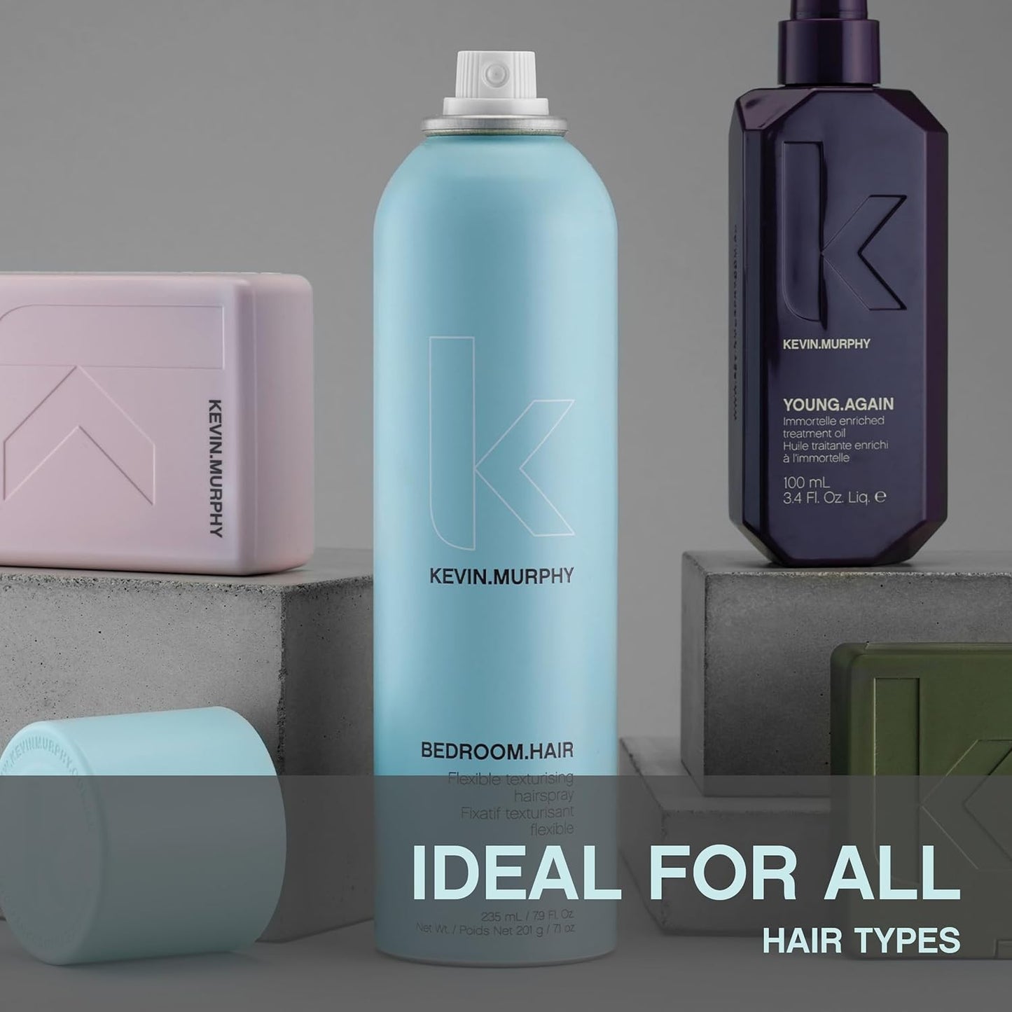 Kevin.Murphy Bedroom.Hair Flexible Texturizing Spray - Effortless Style for All Hair Types - 100 mL | Ginger Root Extract