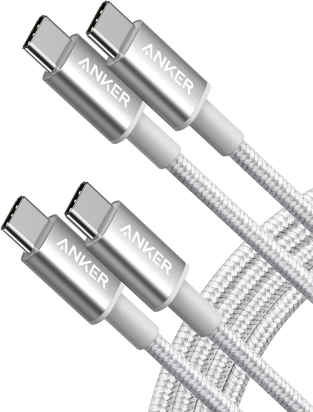 Anker USB C to USB C Fast Charging Cable - 60W Power Delivery | 6 FT, 2-Pack, Compatible with iPhone 17, iPad Mini 6, and More (Black)