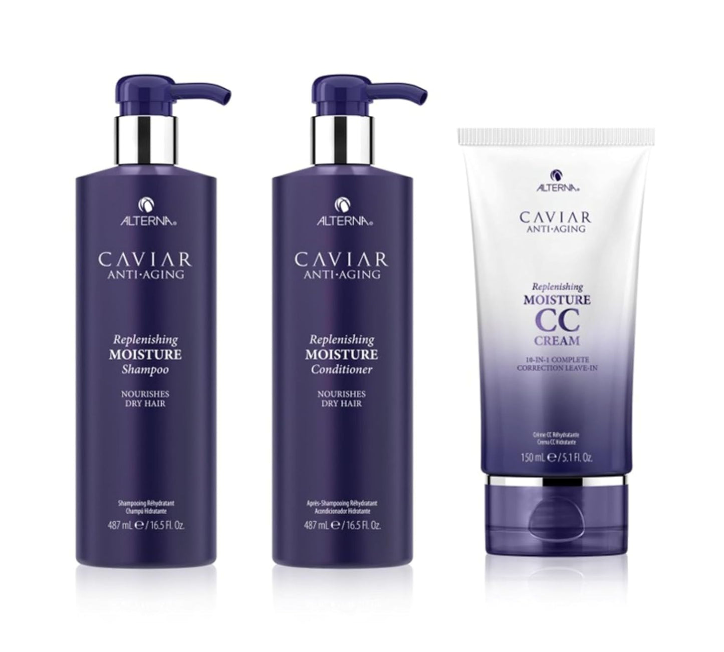 Alterna CAVIAR Anti-Aging Moisture Shampoo - Hydrating Formula for Dry, Brittle Hair | Sulfate Free
