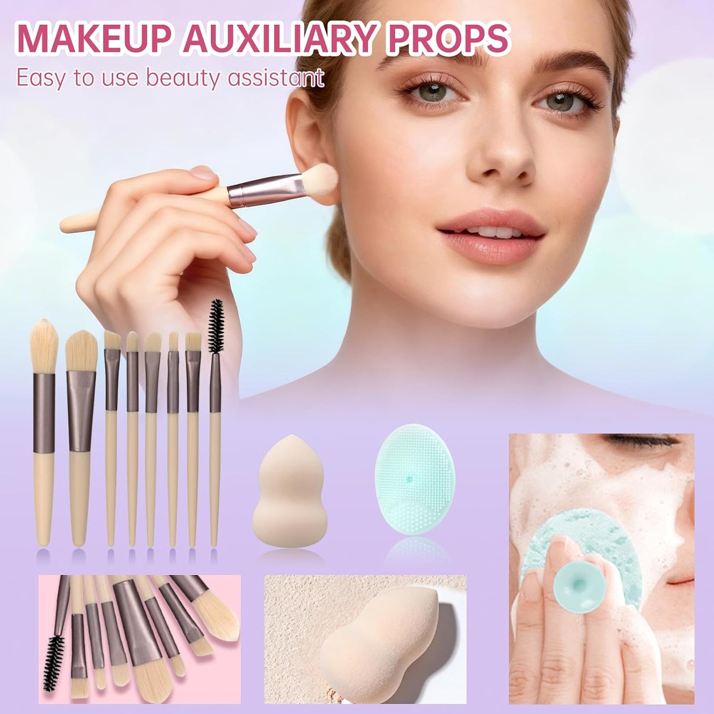 Makeup Set for Teens & Beginners - Travel-Friendly Kit | Perfect Gift for Girls
