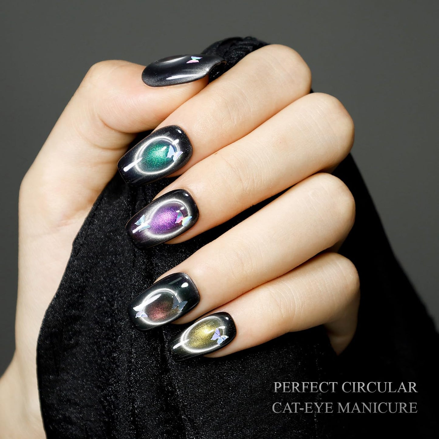 Cat Eye Magnet Ring - Strong Hollow Circle Tool for Black Hole & Halo Effects | Precision Magnet for Gel Polish DIY