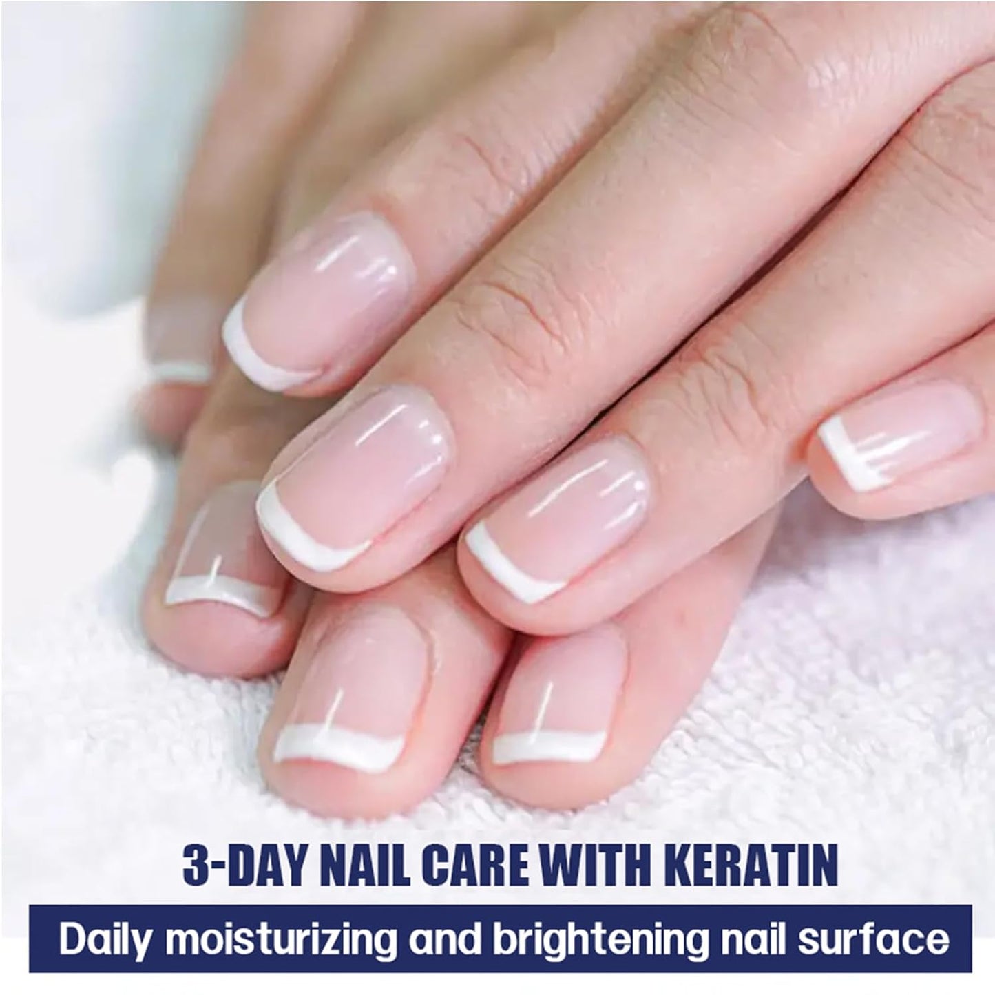 Keratin Nail Care Oil - Strengthening Plant-Based Formula for Dry, Weak Nails | 3 Pcs (16ml Each)