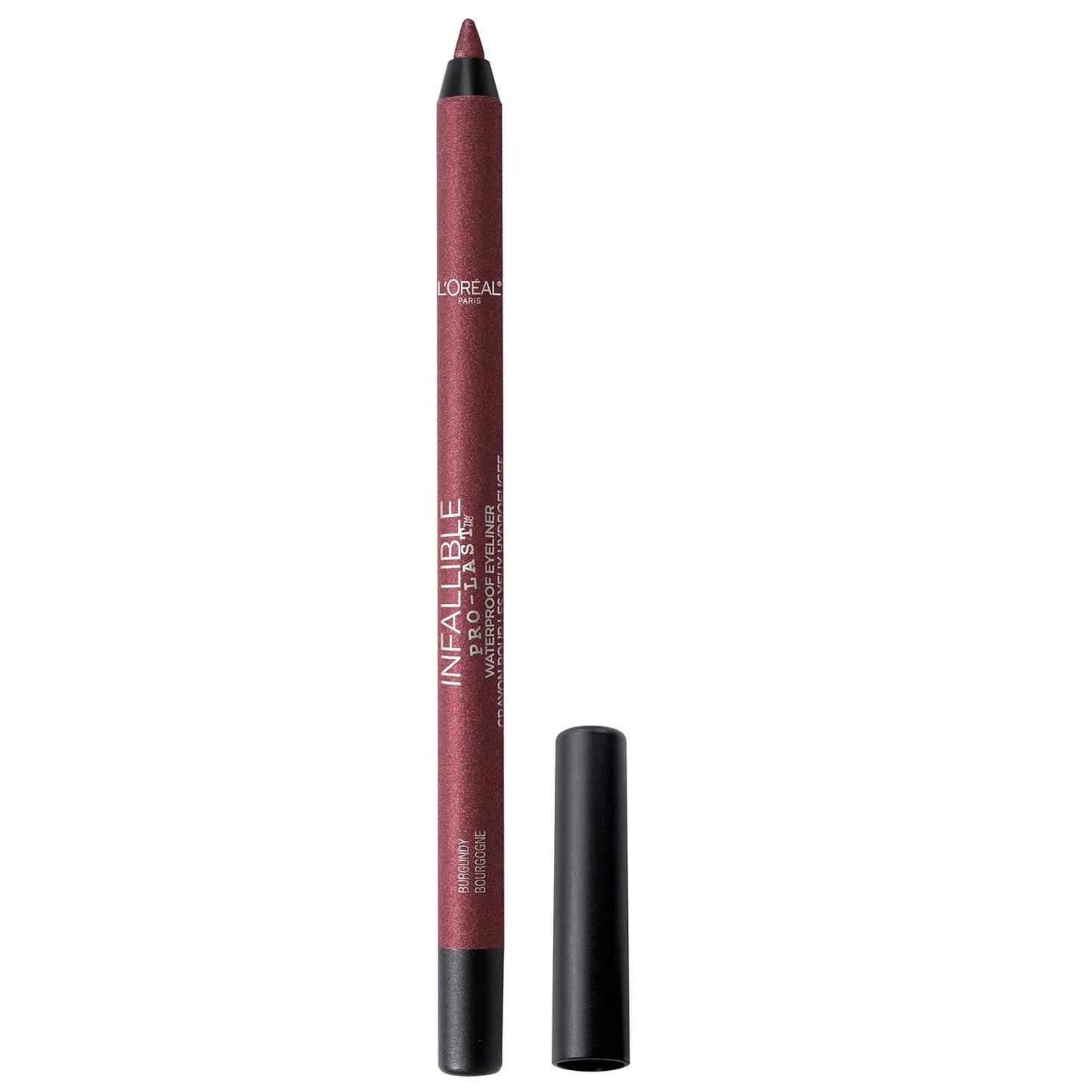 L'Oreal Paris Infallible Pro-Last Pencil Eyeliner - Waterproof, Smudge-Resistant, Easy Application | Aubergine, 0.042 oz.