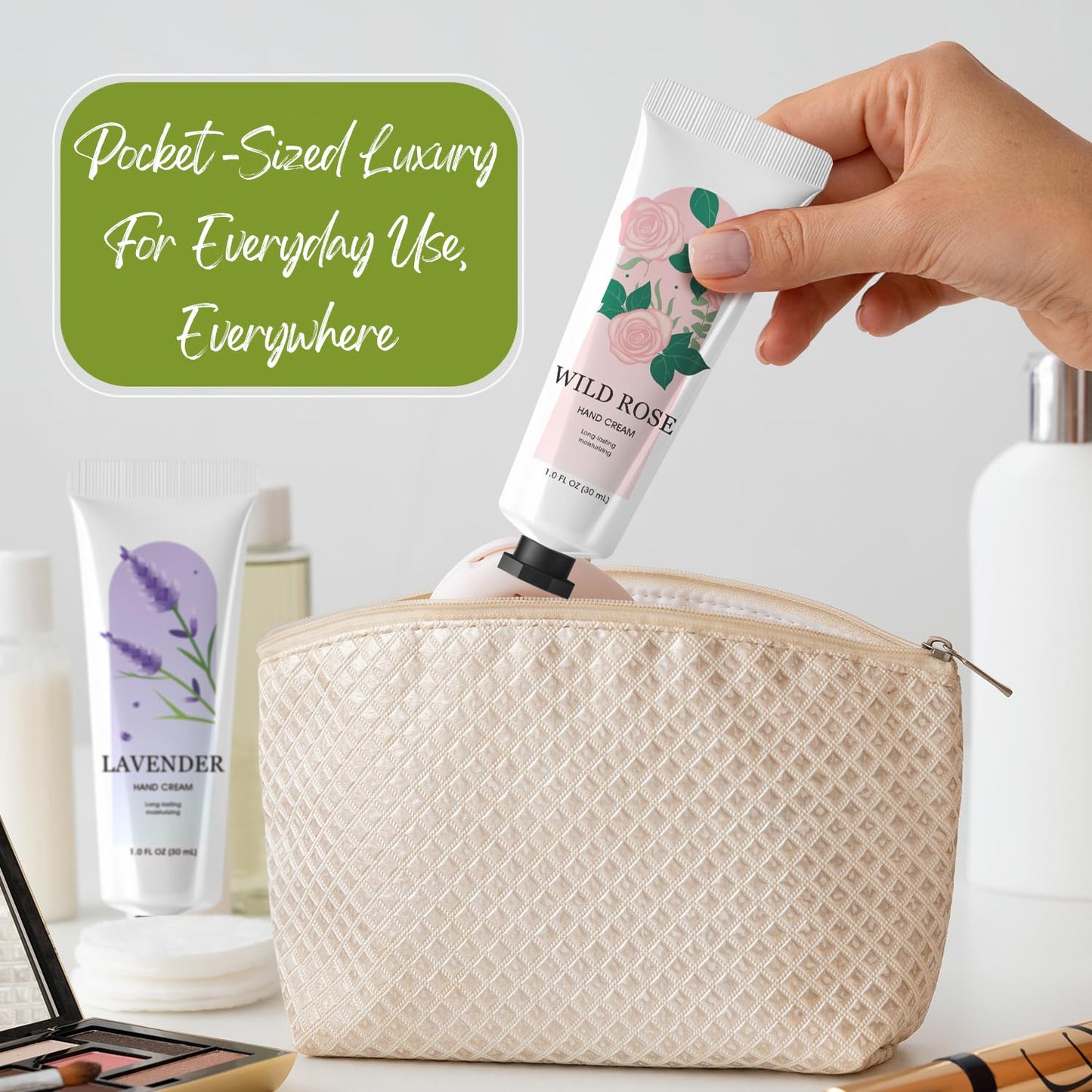 Green Canyon Spa Hand Lotion - 20 Pack Mini Travel Size Creams | Perfect for Gifts & Stocking Stuffers