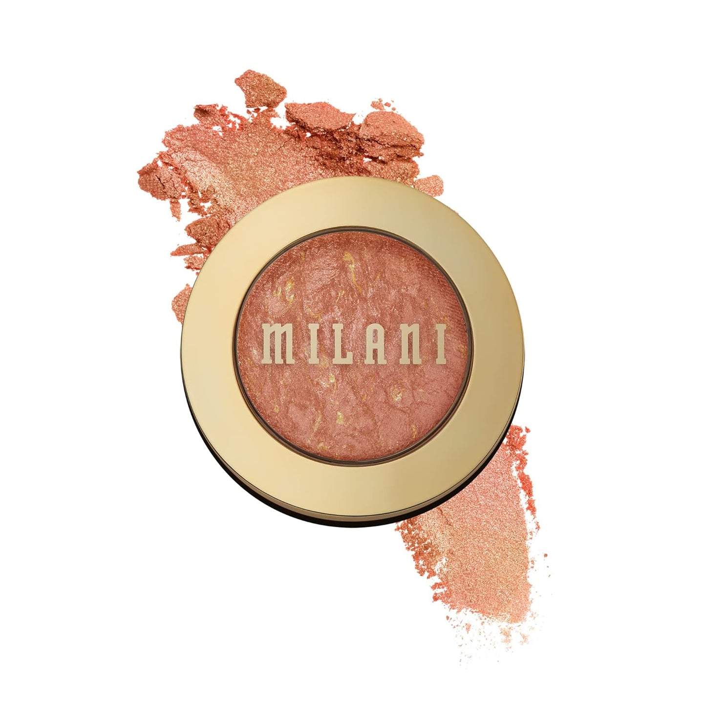 Milani Baked Blush - Cruelty-Free Powder Blush for Cheeks | Shape, Contour & Highlight - Dolce Pink