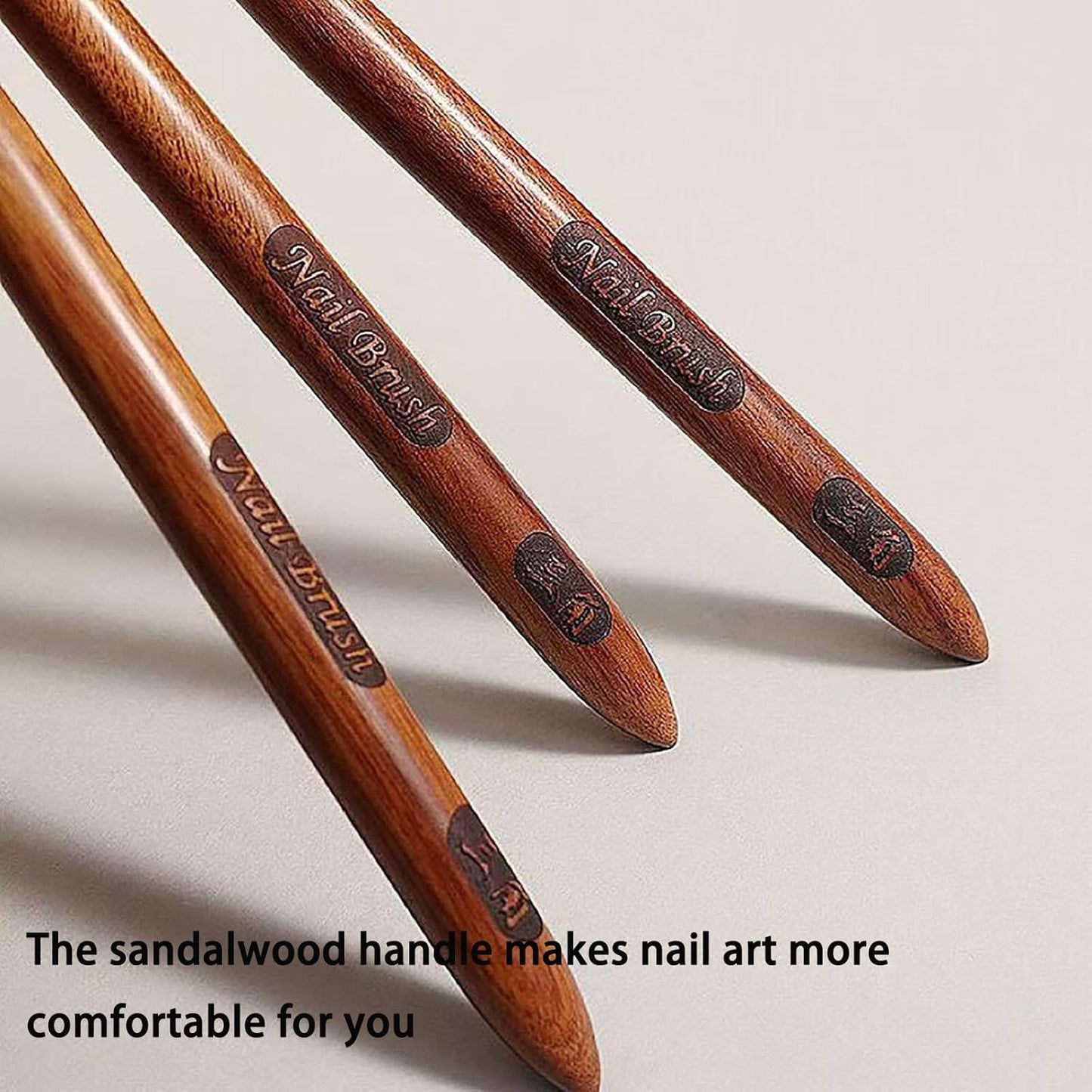 Nail Brush for Petals & Butterflies | Watercolor & Acrylic Paint Brush Set (1 Pack - Brown)